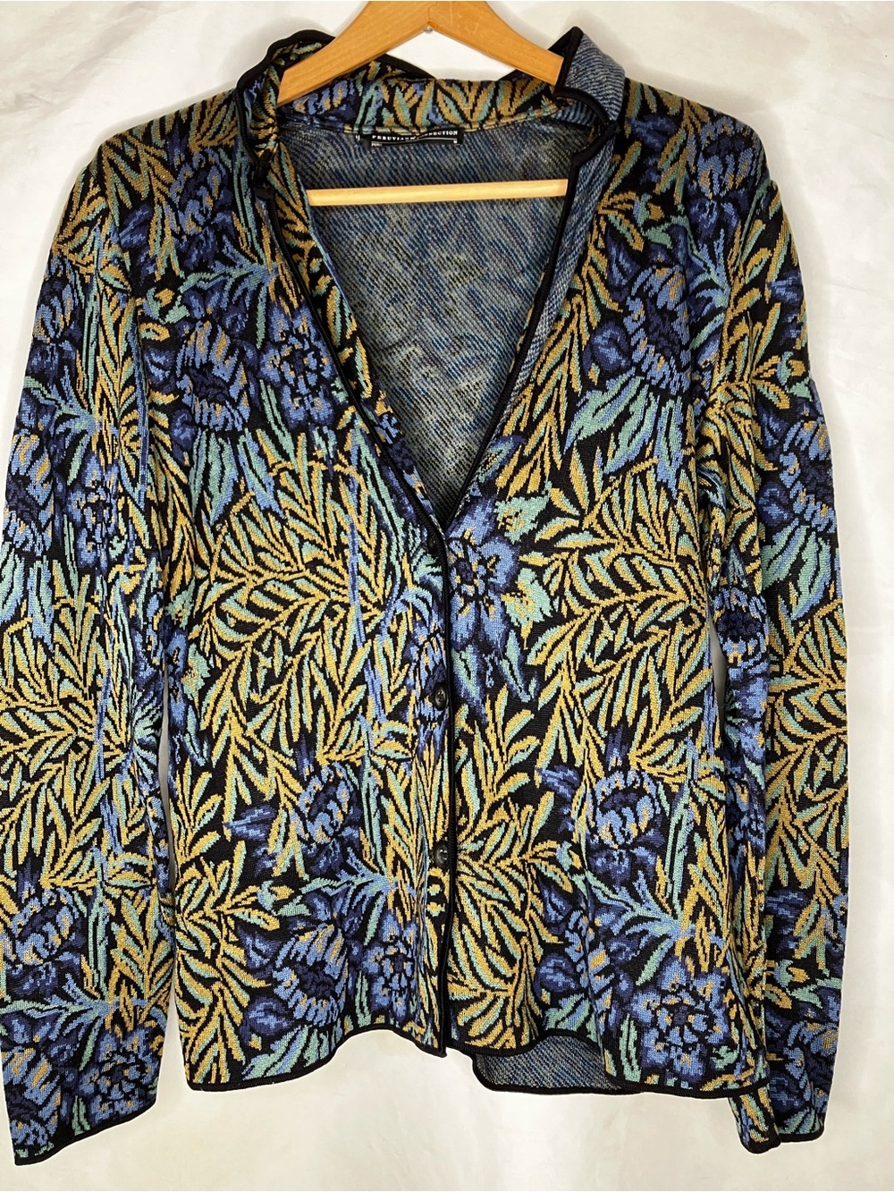 Peruvian connection Pima cotton cardigan M